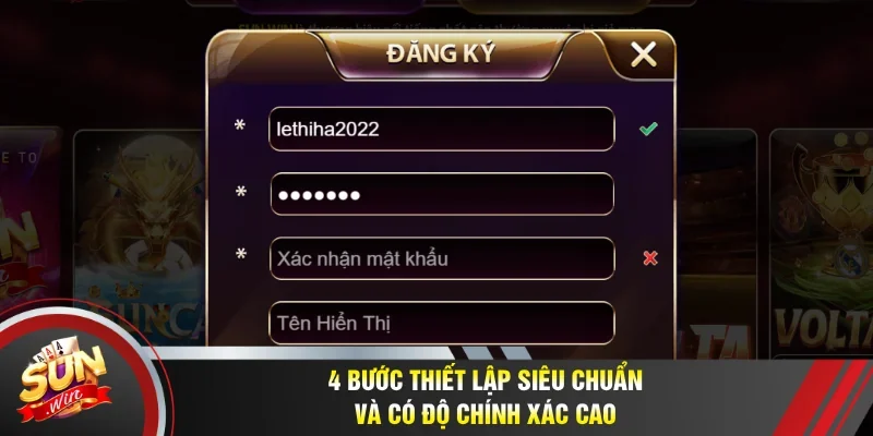 4 bước thiết lập siêu chuẩn và có độ chính xác cao