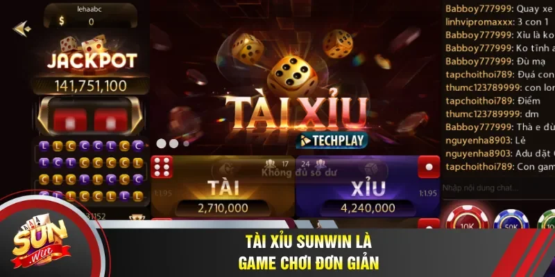 Tài xỉu Sunwin là game chơi đơn giản