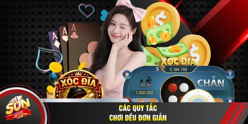 Các quy tắc chơi đều đơn giản